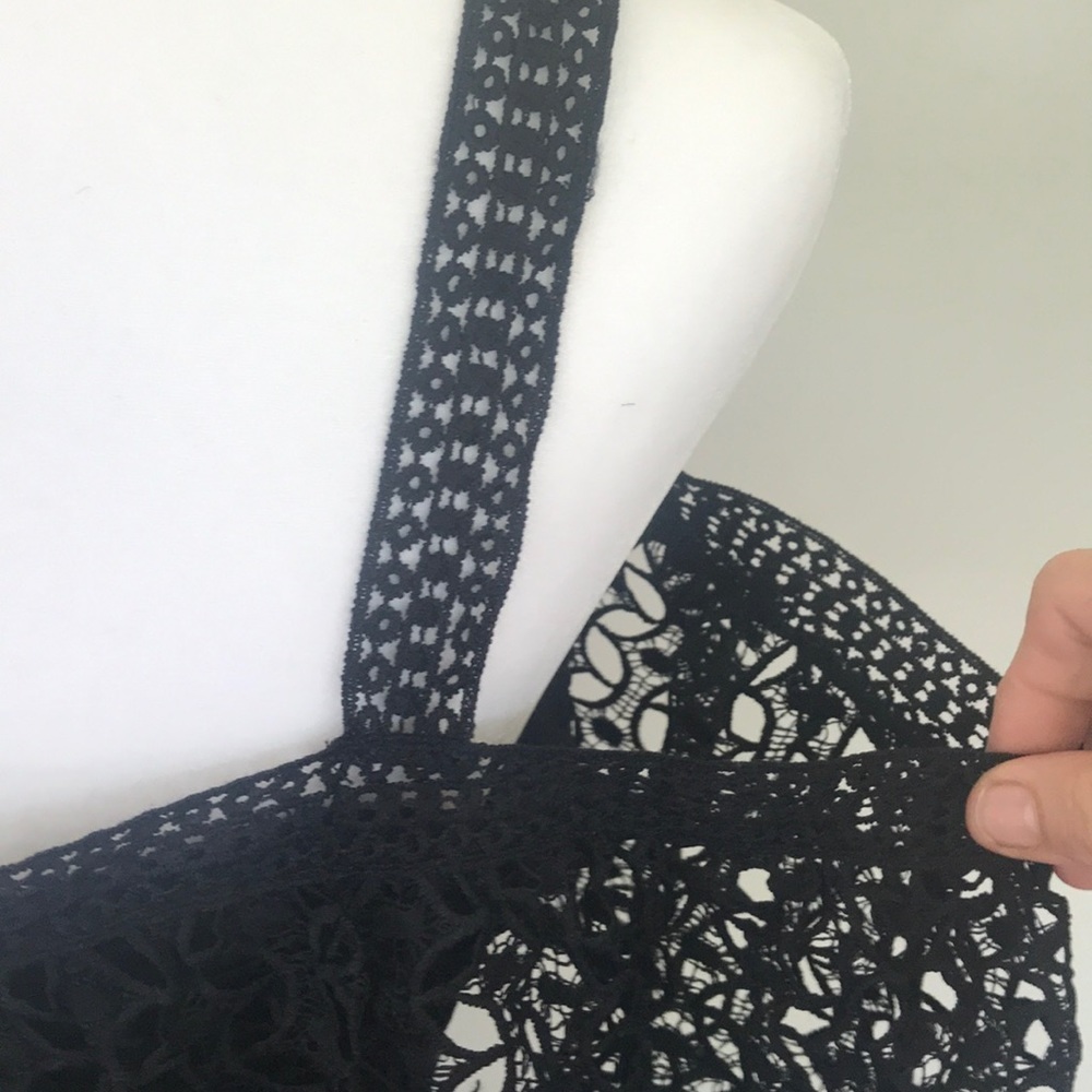 💥HOST PICK💥JACK by BB Dakota black eyelet dress Size 6 - Picture 5 of 8